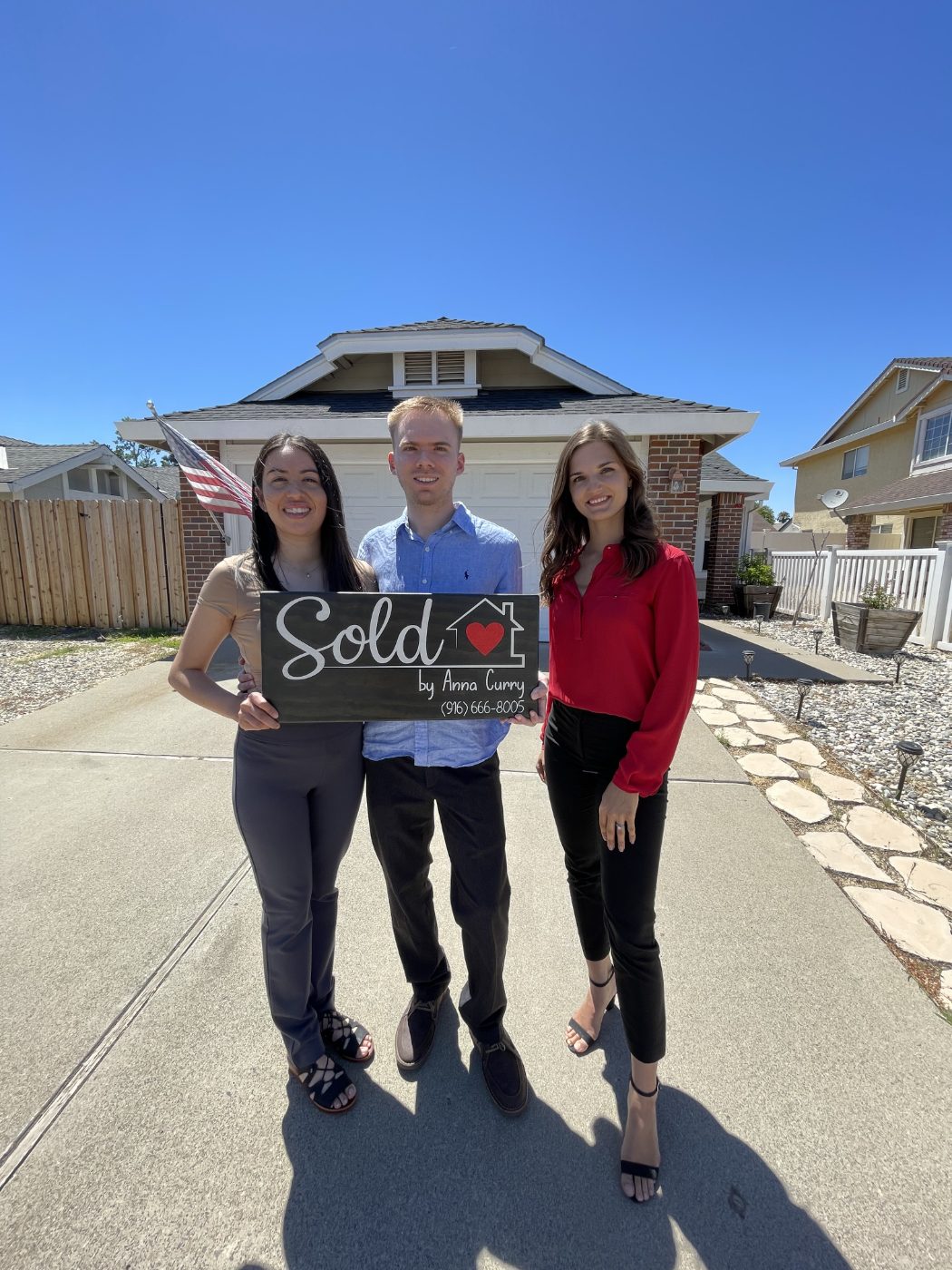 Karla and Matthew at their first home