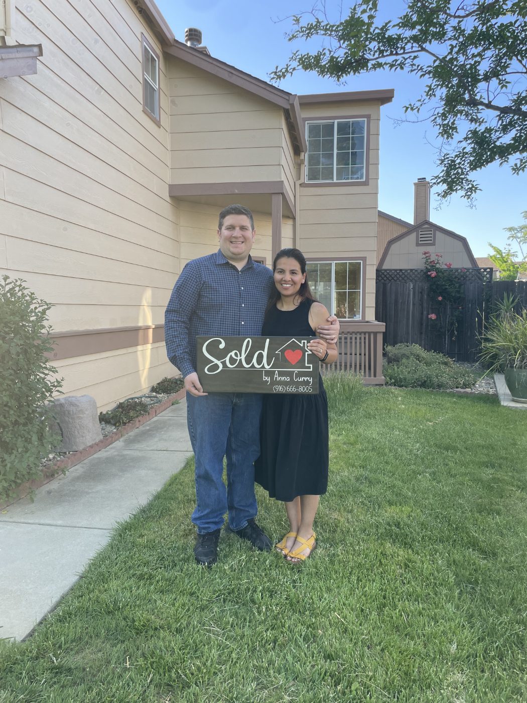 Kevin and Juliana at their new home